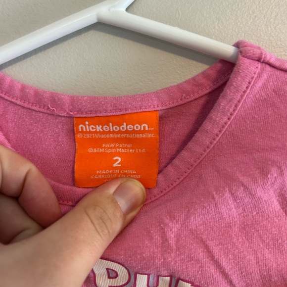 Nickelodeon paw patrol 2t Pink Girl Pups Unite short sleeve graphic T-shirt - Picture 2 of 2